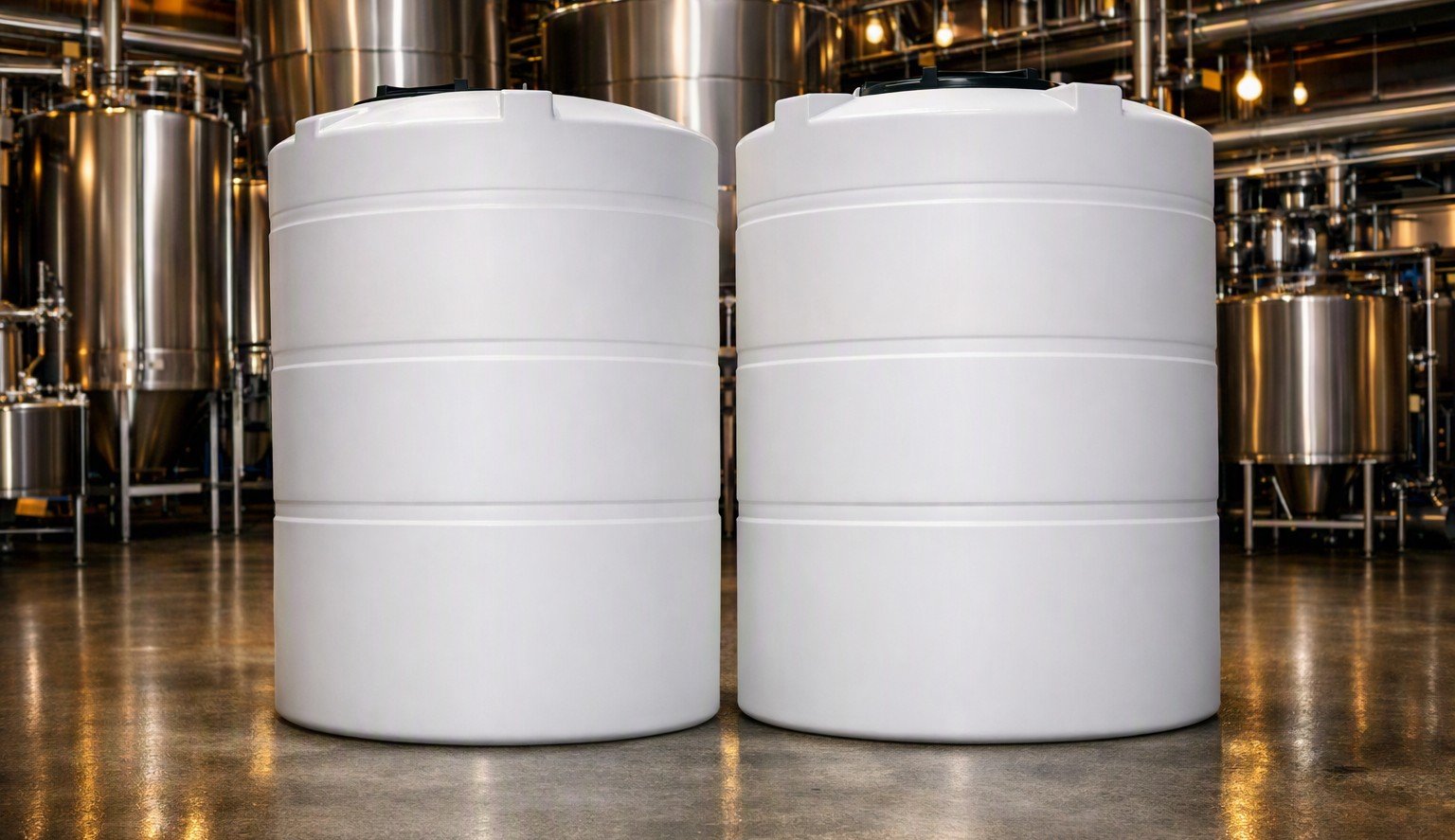 1000-Gallon Polypropylene Tanks